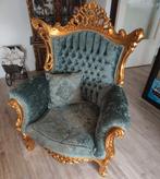 BAROK bankstel Goud-premium Turquoise, Antiek en Kunst, Antiek | Meubels | Stoelen en Banken, Ophalen