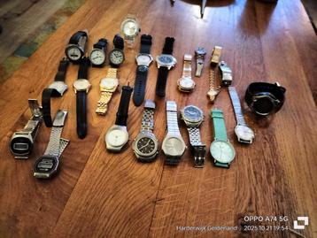 Grote Verzameling Horloges - Diverse Merken beschikbaar voor biedingen