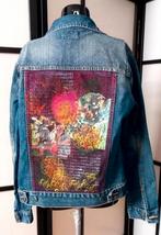 Spijkerjack waar geen 2e van bestaat. Uniek handpainted, Maat 38/40 (M), Blauw, Nieuw, Ophalen of Verzenden
