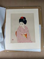 Shimura Tatsumi - Litho - Maiko, Antiek en Kunst, Kunst | Litho's en Zeefdrukken, Ophalen of Verzenden