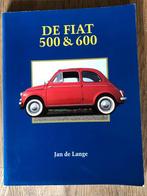 Boek De Fiat 500 & 600 van Jan de Lange, Boeken, J. de Lange, Overige merken, Ophalen of Verzenden, Zo goed als nieuw