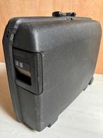 Samsonite zwarte harde koffer, Hard kunststof, 45 tot 55 cm, Zo goed als nieuw, Slot