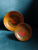 Amsterdamse school houtwerk: schaaltje en bakje op pootjes, Antiek en Kunst, Ophalen of Verzenden