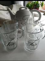 TEA Waterkoker met glazen, Ophalen of Verzenden, Zo goed als nieuw, Glas, Pot, Bus of Blik