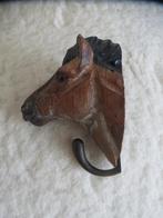 Hoofd paard, hout snijwerk, Haflinger, functie ophang haak, Antiek en Kunst, Kunst | Beelden en Houtsnijwerken, Ophalen of Verzenden