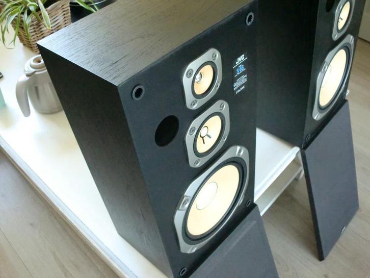 JVC S-66b nieuw staat te beluisteren. SK-S66B jvc set prijs., Audio, Tv en Foto, Luidsprekers, Zo goed als nieuw, Front, Rear of Stereo speakers