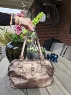 Dames tas Merk, Lamarthe- paris kleur Metallic Brons, Handtas, Gebruikt, Ophalen of Verzenden, Overige kleuren