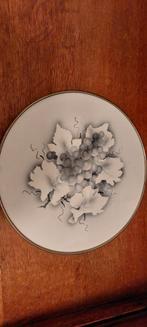 Vintage Vlaaien Schaal met Druiven Design, Ophalen of Verzenden, Gebruikt