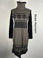 Beate Heymann Jurk 45% wol & 55% katoen (mt: 38) 20,5/9420, Kleding | Dames, Jurken, Maat 38/40 (M), Beate Heymann, Zwart, Ophalen of Verzenden