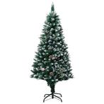 Kunstkerstboom met dennenappels en witte sneeuw 180 cm €75, Ophalen of Verzenden, Nieuw