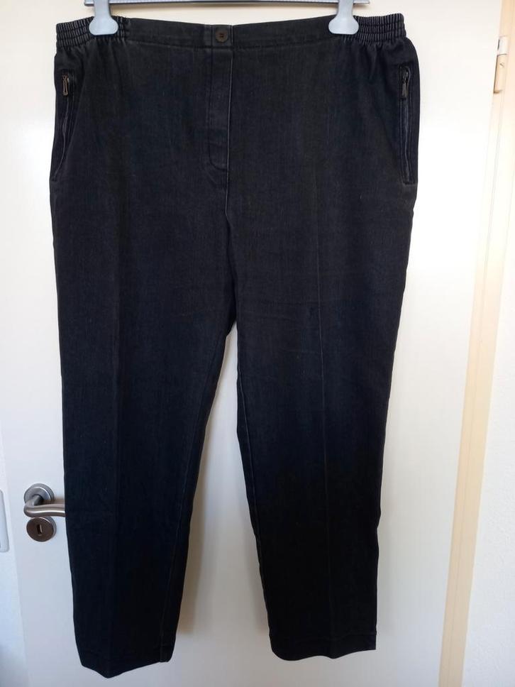 Zwarte stretch jeans dames instapbroek maat 27, 54, elastis, Kleding | Dames, Grote Maten, Zo goed als nieuw, Broek of Spijkerbroek