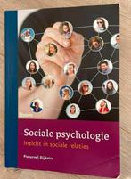 Sociale psychologie inzicht in sociale relaties, Ophalen of Verzenden, Zo goed als nieuw