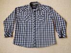 Zwart ruiten overhemd XXL, Kleding | Heren, Overhemden, Angelo Litrico, Zwart, Ophalen of Verzenden, Zo goed als nieuw