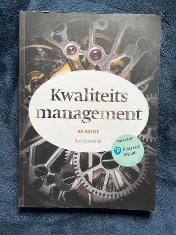 Kwaliteitsmanagement - Ron Emmerik - 4e editie beschikbaar voor biedingen