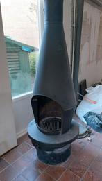 Vintage Vrijstaande Openhaard, Huis en Inrichting, Haarden, Ophalen of Verzenden, Gebruikt, Vrijstaande haard, Houthaard