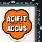 Sticker: Acifit Akkus - Nederland, Ophalen of Verzenden, Zo goed als nieuw, Auto of Motor