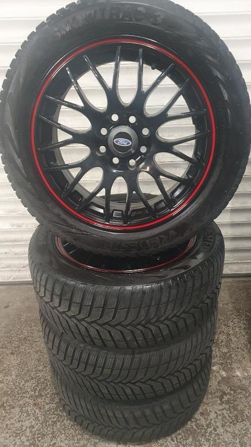 15"Winter Set Zwarte LM Multisteek 4x108/4x100 Fiesta Enz !!, Auto-onderdelen, Banden en Velgen, Banden en Velgen, Winterbanden