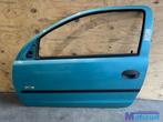 OPEL CORSA C Blauw links deur 2000-2005, Auto-onderdelen, Gebruikt, -, Deur, -
