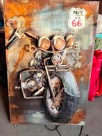 Groot metalen bord met motor hoog 120 br80, Ophalen