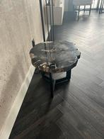 Versteend houten salontafel te koop!, Huis en Inrichting, Tafels | Salontafels, Ophalen of Verzenden, Minder dan 50 cm
