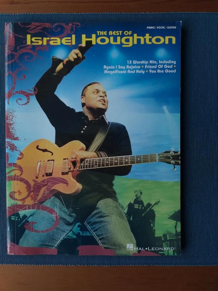 The best of Israel Houghton, Muziek en Instrumenten, Bladmuziek, Zo goed als nieuw, Artiest of Componist, Populair, Gitaar, Piano