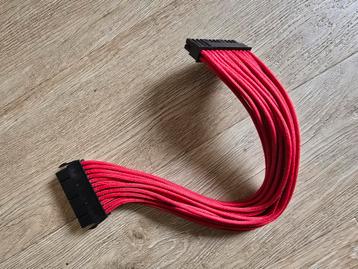 24pin verlengkabel rood 30cm beschikbaar voor biedingen