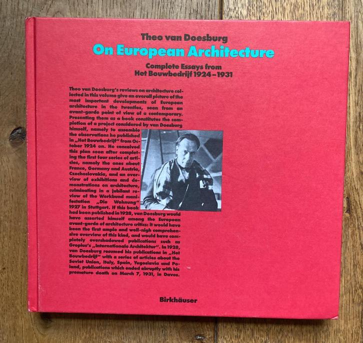 Theo van Doesburg On European Architecture - Architectuur, Boeken, Kunst en Cultuur | Architectuur, Zo goed als nieuw, Architectuur algemeen