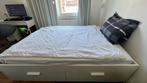 IKEA Malm Bed, Tweepersoons, Zo goed als nieuw, Zwart, 140 cm