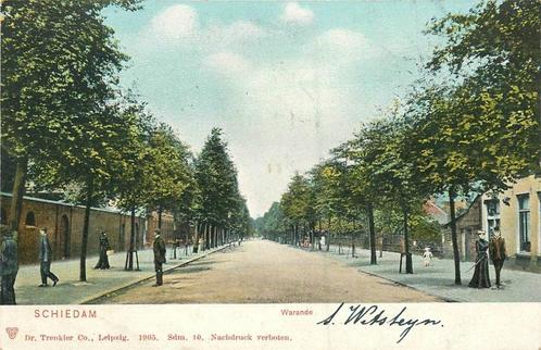 (388-508-025) Schiedam Warande, Verzamelen, Ansichtkaarten | Nederland, Zuid-Holland, Verzenden