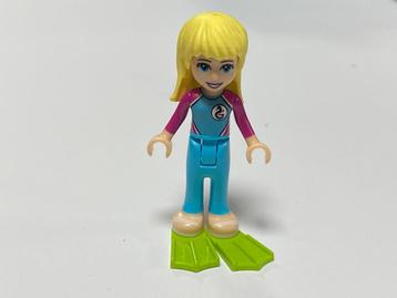 Lego Minifiguur frnd321 Stephanie in duikpak beschikbaar voor biedingen