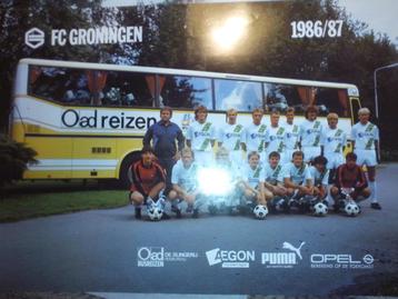 FC Groningen 1986/87Jacobs Eijkelkamp Bova Futura OAD poster beschikbaar voor biedingen