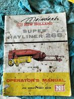 New Holland 268 hooipers instructieboek instructie boek, Ophalen