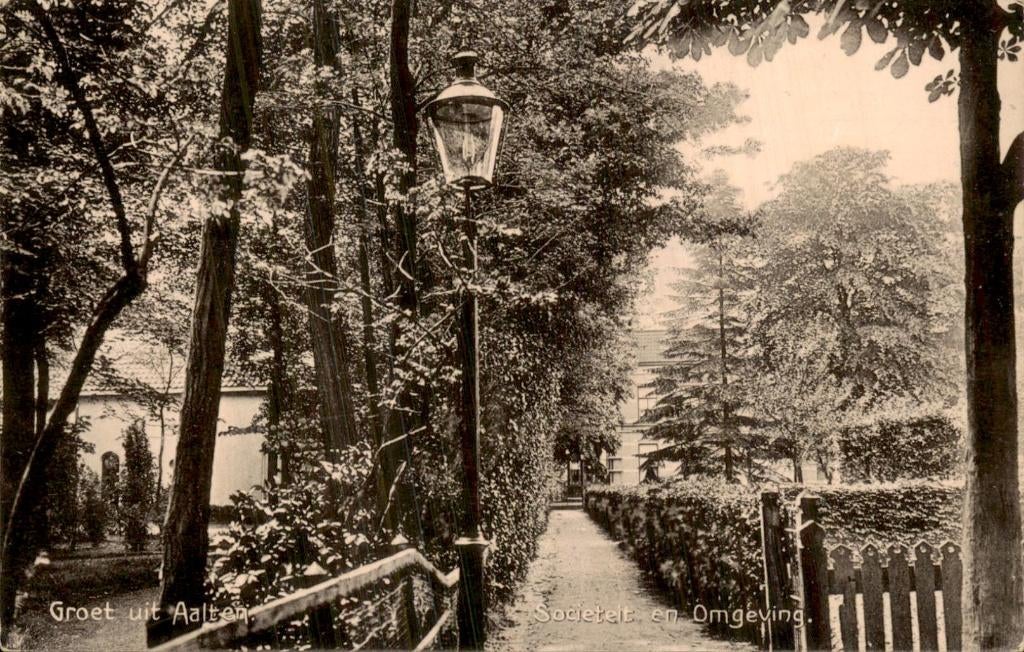 Aalten - Societeit - Omgeving, Ophalen of Verzenden, Voor 1920, Ongelopen, Gelderland