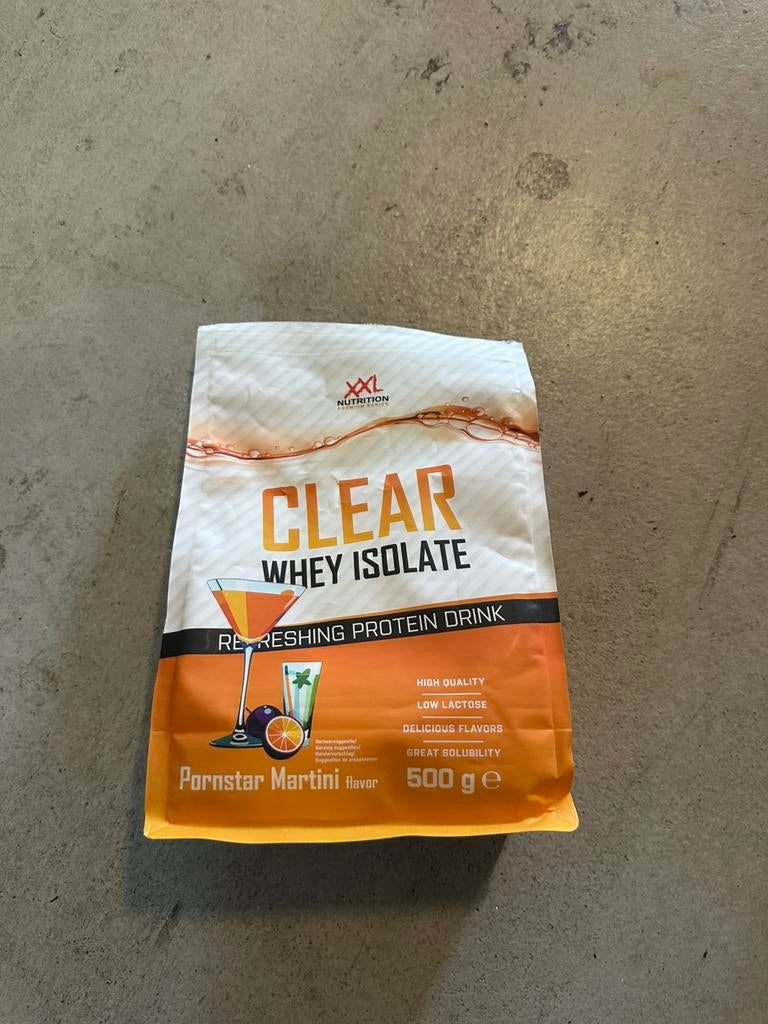 XXL NUTRITION Clear whey isolate Pornstar martini!, Ophalen of Verzenden, Zo goed als nieuw, Poeder of Drank