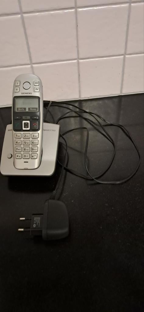 Siemens Gigaset E360 Handset - Zo goed als nieuw, Ophalen of Verzenden, Zo goed als nieuw, 1 handset