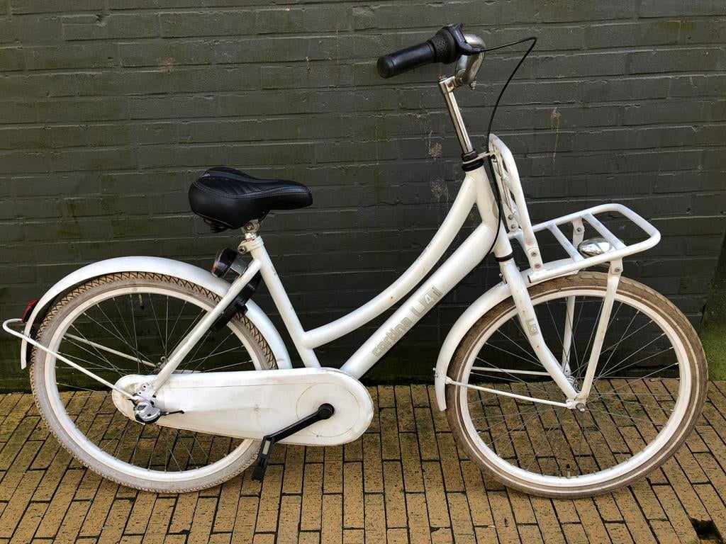 2x meisjesfiets: Cortina 24 en Batavus 16 inch, Fietsen en Brommers, Fietsen | Meisjes, Ophalen, Gebruikt, 24 inch, Versnellingen