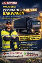 chauffeur  Nacht Bakwagen Bloemen en planten  (ZZP), Overige uren, Overige niveaus, Vanaf 1 jaar, Overige vormen