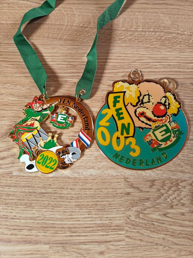 Carnaval medailles fen, Ophalen of Verzenden, Overige materialen