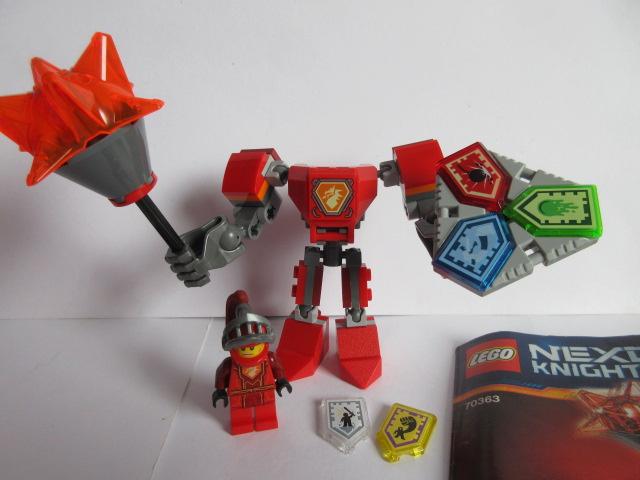 70363 Nexo Knights, Strijdharnas Macy., Ophalen of Verzenden, Zo goed als nieuw, Complete set, Lego