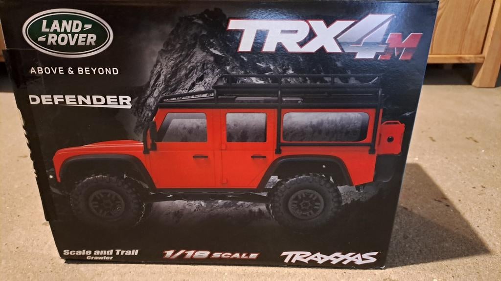 Traxxas TRX-4M Land Rover Defender 1/18 RC auto, Overige merken, Auto, Groter dan 1:32, Ophalen of Verzenden