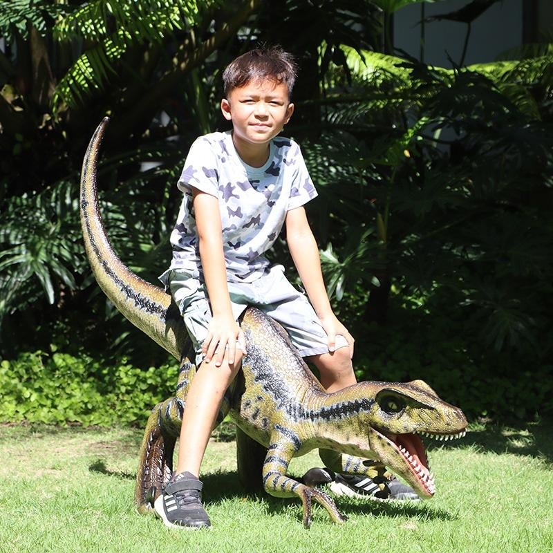 Velociraptor – Thunder Jaws Lengte 135 cm Gell Coated