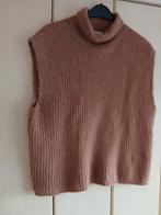 Mouwloze trui/ spencer met L Nukus, Kleding | Dames, Bodywarmers, Ophalen of Verzenden, Zo goed als nieuw, Bruin