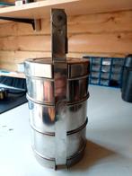 Indiaase tiffin box 3 delig, Ophalen of Verzenden, Nieuw