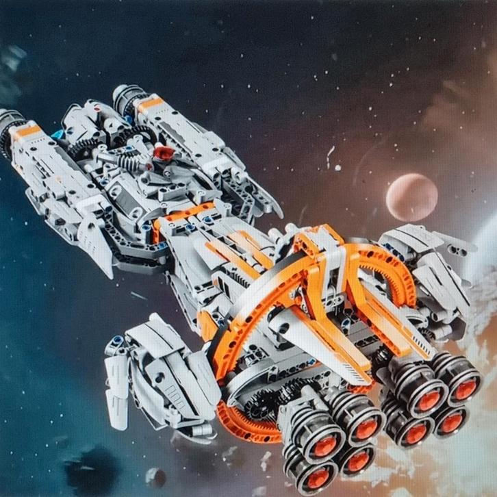 3 Ruimteschip Bouwpakketten, Kinderen en Baby's, Speelgoed | Bouwstenen, Nieuw, Overige merken, Ophalen of Verzenden