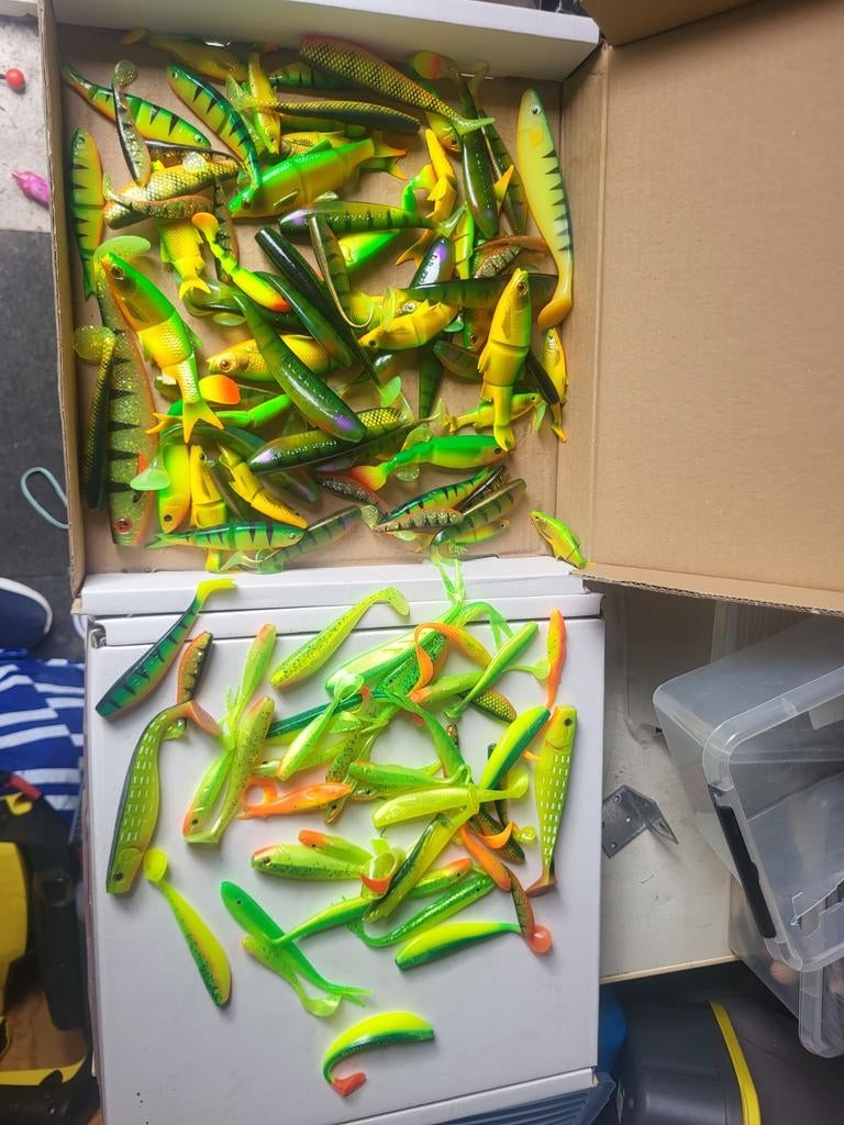 Partij kunstaas shads en twisters(fox , savage), Ophalen of Verzenden, Nieuw, Kunstaas