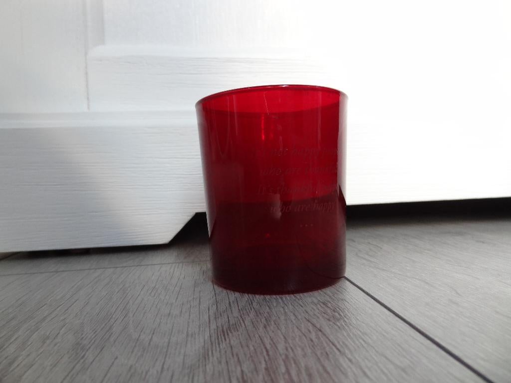 Rituals Waxinelichthouder Rood ZGAN >Snelle Verzending!<, Overige materialen, Ophalen of Verzenden, Zo goed als nieuw, Rood
