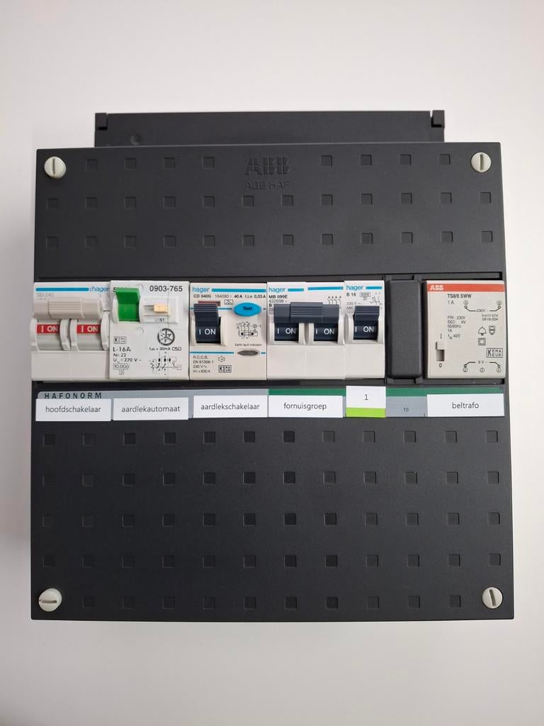 ABB HAF uitbreidingskast groepenkast meterkast, Doe-het-zelf en Verbouw, Elektra en Kabels, Ophalen, Gebruikt, Overige typen