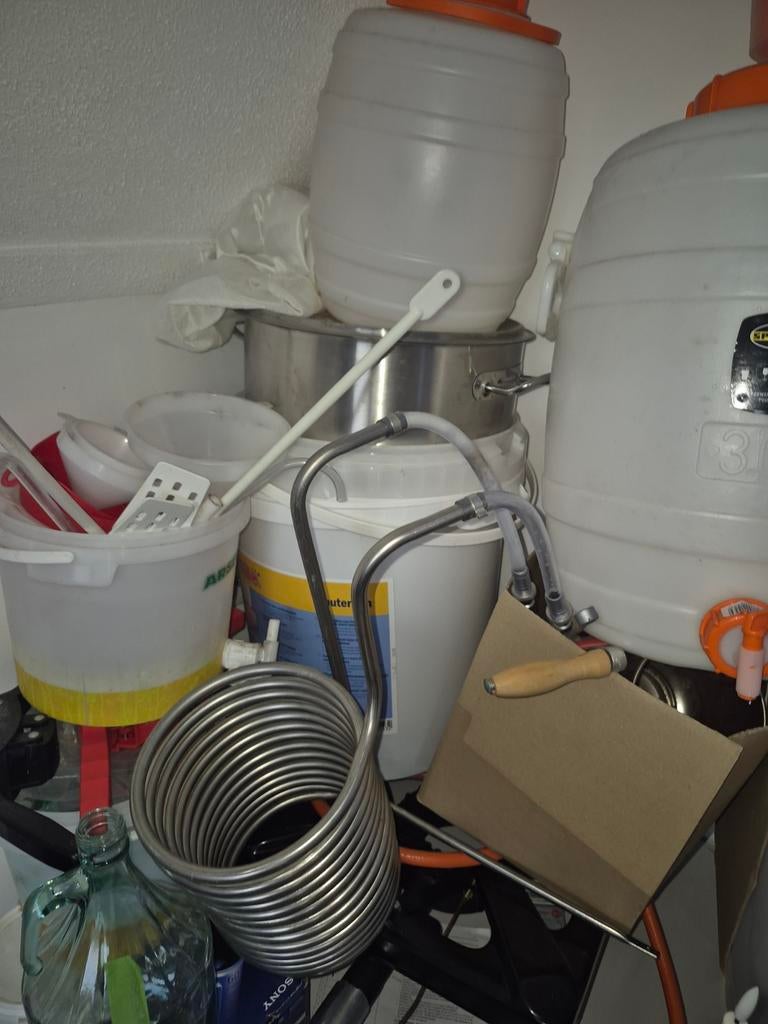 Diverse bierbrouw spullen - Complete set voor thuisbrouwer, Ophalen of Verzenden, Gebruikt