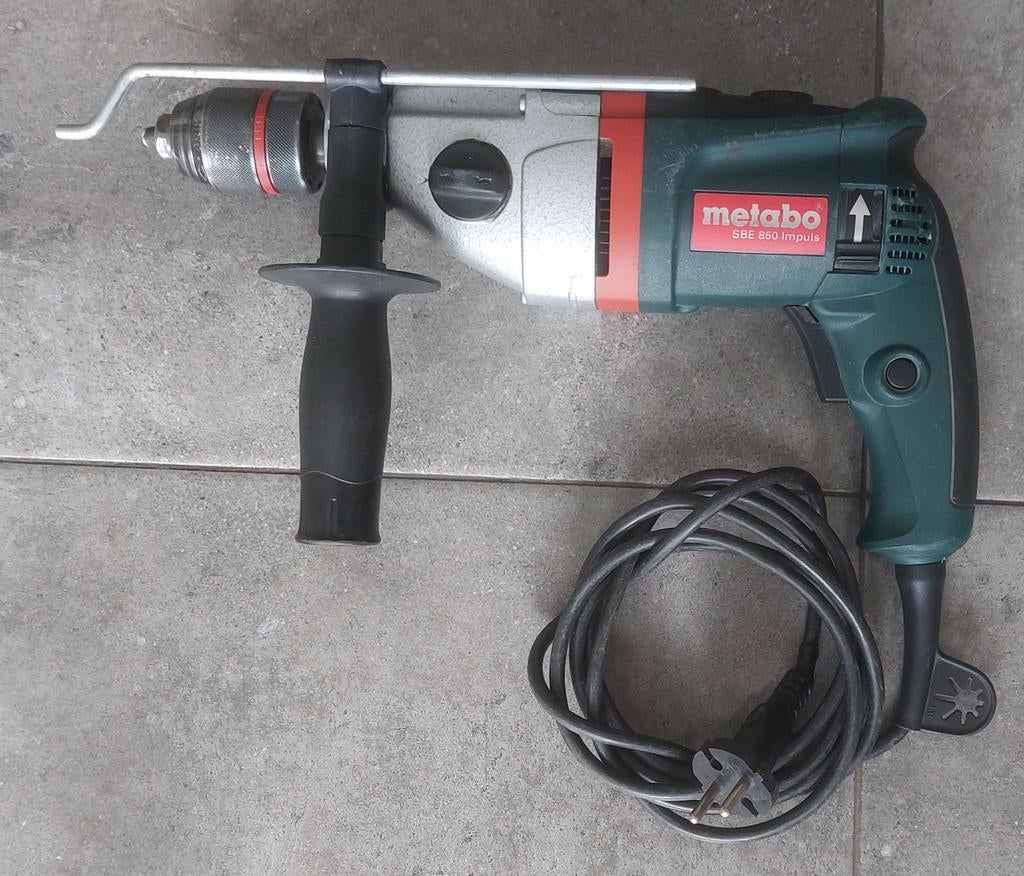 Metabo klopboormachine SBE 850 Impuls  / 850 Watt, Boormachine, 600 watt of meer, Ophalen of Verzenden, Zo goed als nieuw