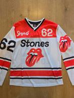 Rolling Stones Hockey Jersey - Maat Large, Maat 52/54 (L), Wit, Gedragen, Rolling Stones